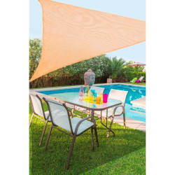 Cloth 3 x 3 m Awning 300 x 300 x 0,5 cm Beige Polyethylene