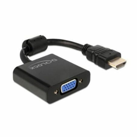 HDMI to VGA Adapter DELOCK 65512 Black