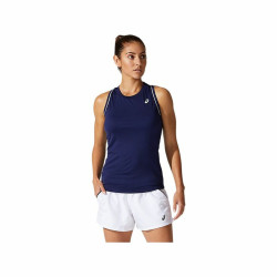 Tank Top Women Asics Court Piping Dark blue