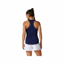 Tank Top Women Asics Court Piping Dark blue