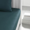 Fitted bottom sheet TODAY Emerald Green Turquoise Green 140 x 190 cm