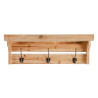 Wall mounted coat hanger 62 x 15 x 21 cm Fir wood