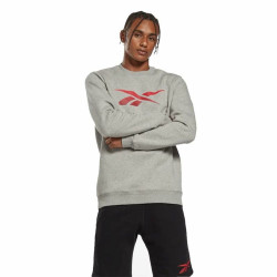 Men’s Sweatshirt without Hood Reebok Identity Grey