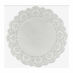 Cake stand Wooow White Paper 24 Pieces