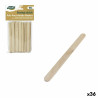 Ice cream stick set Algon Wood 11,4 x 1 x 0,2 cm (36 Units)