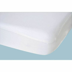 Fitted bottom sheet Domiva White Impermeable