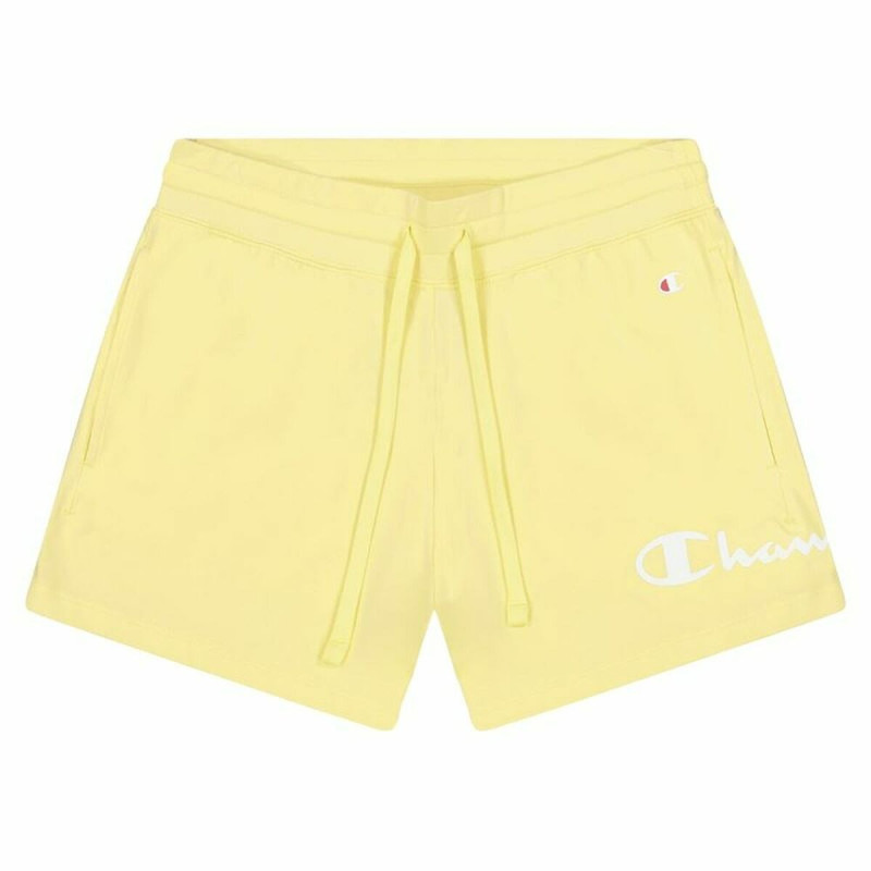 Sports Shorts for Women Champion Drawcord Pocket Yellow