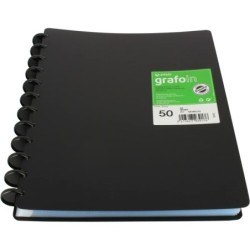 Organiser Folder Grafoplas Black A4