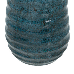 Vase Blue Ceramic 15 x 15 x 30 cm