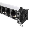 Schuko 19" 8 Way Multi-socket Adapter with On / Off Switch Salicru 680CA000003 1,5 m