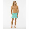 Men’s Bathing Costume Rip Curl Offset Volley Aquamarine