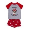 Summer Pyjama Minnie Mouse Red Grey