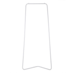 Coat rack 81 x 38 x 182 cm Metal White