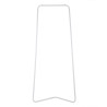 Coat rack 81 x 38 x 182 cm Metal White