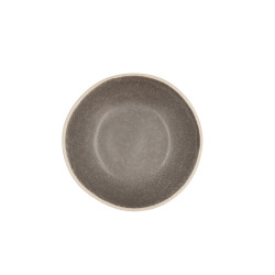 Bowl Bidasoa Gio Ceramic Grey 12 x 3 cm (12 Units)