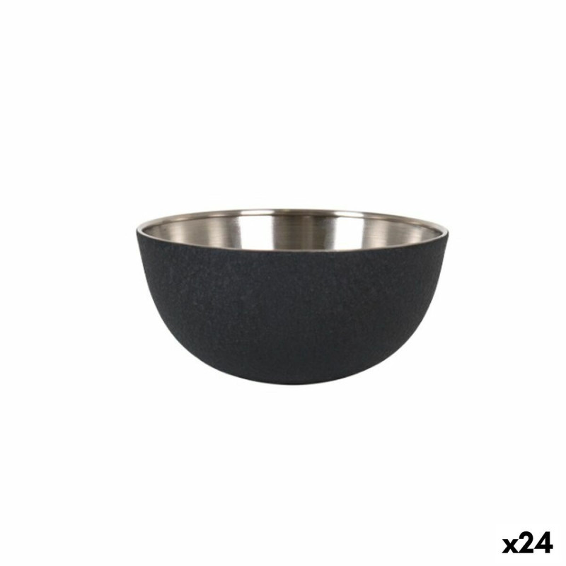 Bowl Quttin Crocodile Steel 13,2 x 6 cm (24 Units)