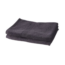 Towels Set TODAY Essential charcoal 50 x 90 cm (2 Units)