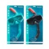 Snorkel Goggles and Tube for Children Bestway Blue Black Adult (3 Units)