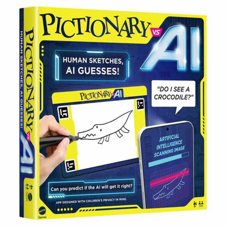 Board game Mattel Pictionary vs IA