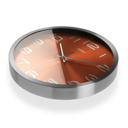 Wall Clock Versa Orange Aluminium (4 x 30 x 30 cm)