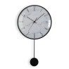 Wall Clock Versa Pendulum Metal Crystal MDF Wood 4,5 x 56 x 29 cm