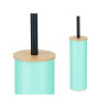 Toilet Brush Mint Metal Bamboo Plastic 9,5 X 27 X 9,5 cm (6 Units)