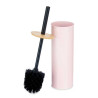 Toilet Brush Pink Metal Bamboo Plastic 9,5 X 27 X 9,5 cm (6 Units)