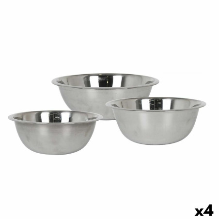 Set of bowls Quttin   3 Pieces Metal 28 cm (3 Pieces) (4 Units)