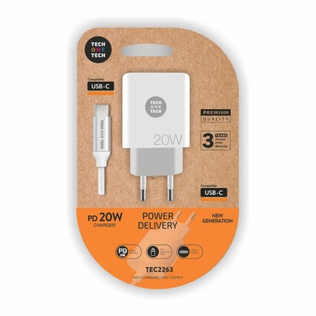 Wall Charger + USB-C Cable Tech One Tech TEC2263