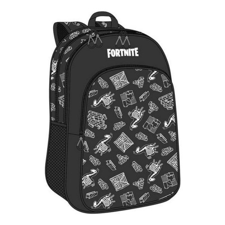 School Bag Fortnite Dark Black 42 x 32 x 20 cm Adapts to rucksack trolley