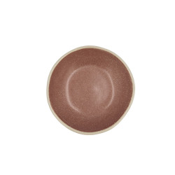 Bowl Bidasoa Gio Ceramic Brown 12 x 3 cm (12 Units)