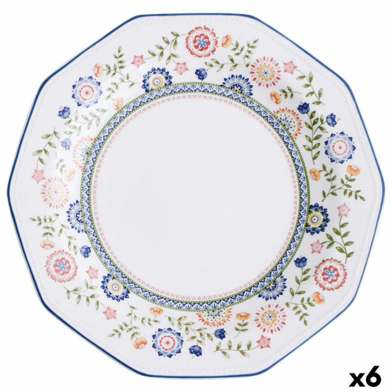 Flat plate Churchill Bengal Ceramic China crockery (Ø 27 cm) (6 Units)