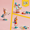 Playset Lego  Creator 3-in-1 31140 The magic unicorn