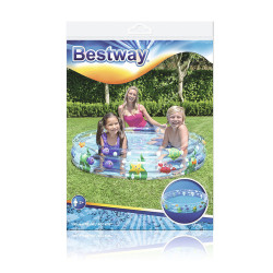 Inflatable Paddling Pool for Children Bestway Navy 152 x 30 cm