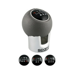 Shift Lever Knob Sparco Lazio Grey Chromed