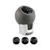 Shift Lever Knob Sparco Lazio Grey Chromed