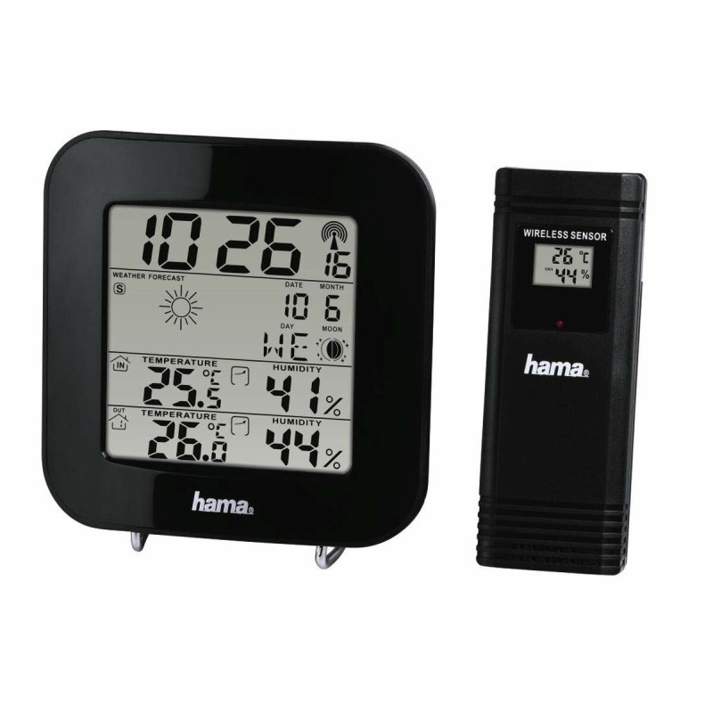 Multi-function Weather Station Hama EWS-200 Black