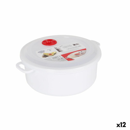 Lunch Box with Lid for Microwaves Dem 3 L 28 x 23 x 10 cm (12 Units)