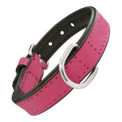 Dog collar Gloria Padded Fuchsia (50 x 2,5 cm)