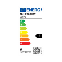 LED lamp EDM Tubular E 5,5 W E14 700 lm Ø 1,8 x 5,7 cm (3200 K)