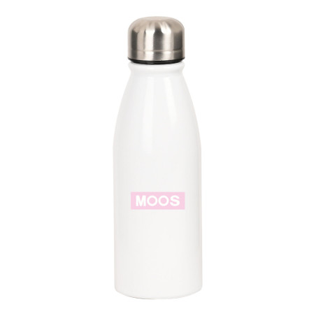 Water bottle Moos Butterflies White 500 ml