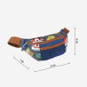 Belt Pouch Mickey Mouse Blue (27 x 15 x 9 cm)