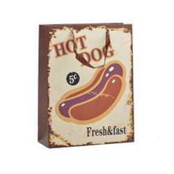 Paper Bag Hotdog & Coffee 8,5 x 24 x 18 cm (12 Units)