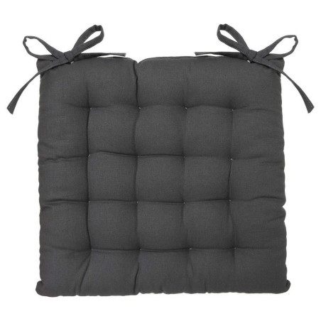 Chair cushion Atmosphera Dark grey 38 x 38 cm