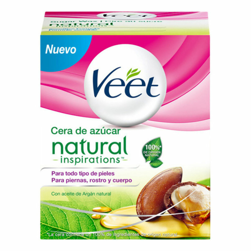 Body Hair Removal Cream Veet Cera Tibia Natural Argan Oil Sugar 250 ml