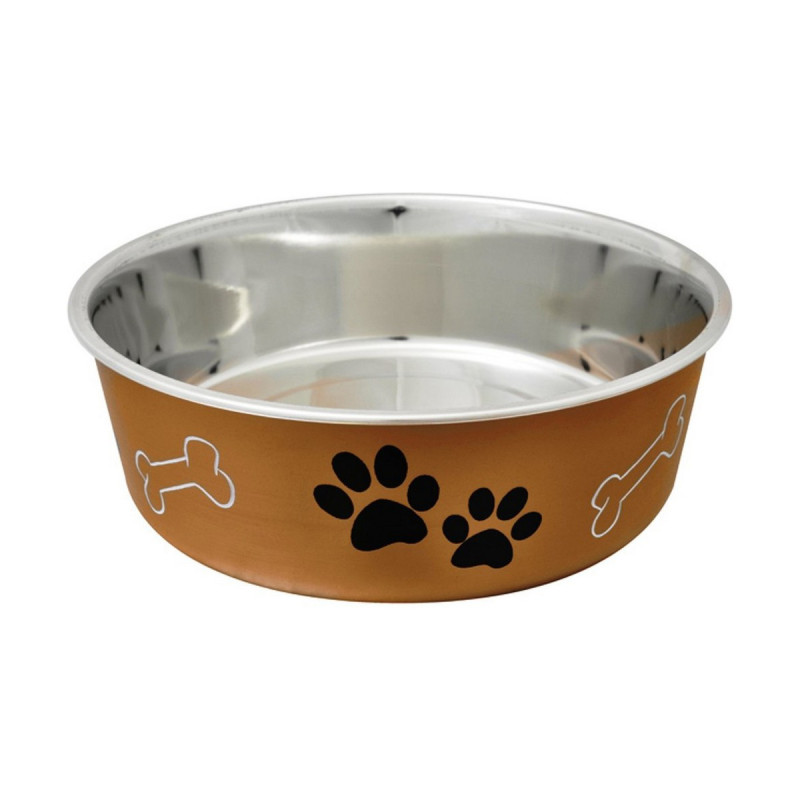 Pet feeding dish Nayeco Baltic Stainless steel (17 cm) (800 ml)