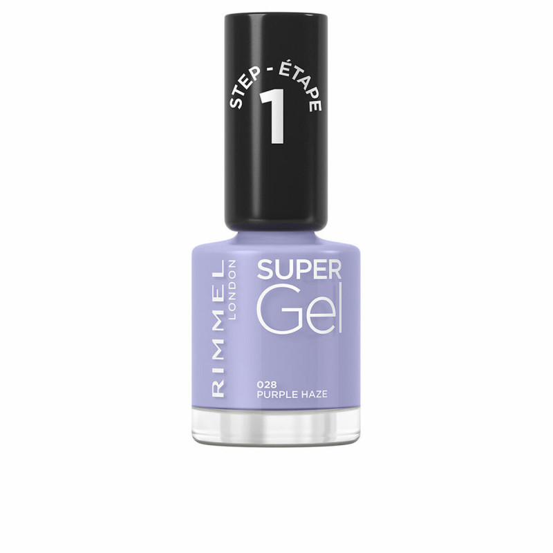 nail polish Rimmel London Super Gel Nº 028 Purple haze 12 ml