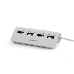 USB Hub CoolBox COO-HU4ALU2 Silver