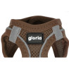 Dog Harness Gloria 24,5-26 cm Brown 18-20 cm