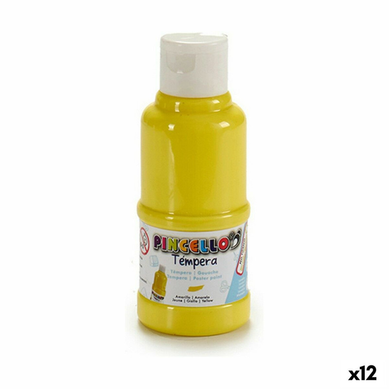 Tempera Yellow (120 ml) (12 Units)